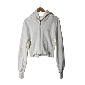 SMK Batman White Crop Hoodie 1